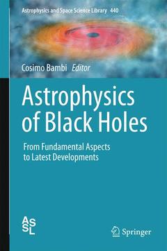 Cover of the book Astrophysics of Black Holes