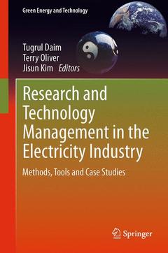 Couverture de l’ouvrage Research and Technology Management in the Electricity Industry