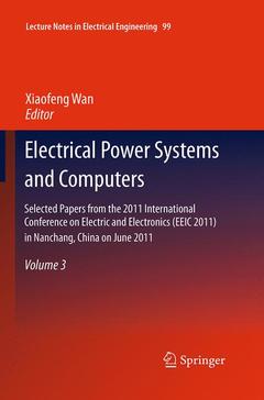 Couverture de l’ouvrage Electrical Power Systems and Computers