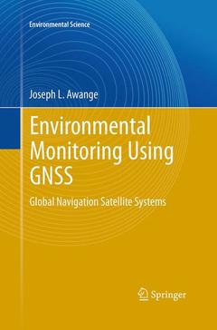 Couverture de l’ouvrage Environmental Monitoring using GNSS
