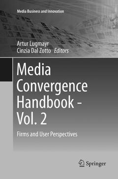 Couverture de l’ouvrage Media Convergence Handbook - Vol. 2