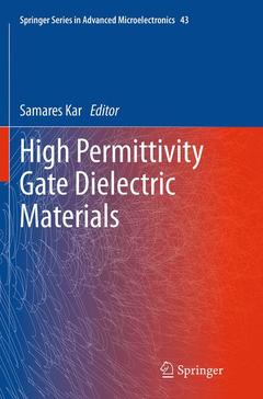 Couverture de l’ouvrage High Permittivity Gate Dielectric Materials