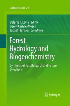 Couverture de l’ouvrage Forest Hydrology and Biogeochemistry