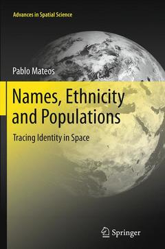 Couverture de l’ouvrage Names, Ethnicity and Populations