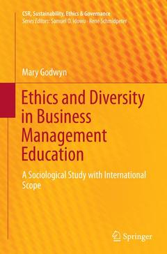 Couverture de l’ouvrage Ethics and Diversity in Business Management Education