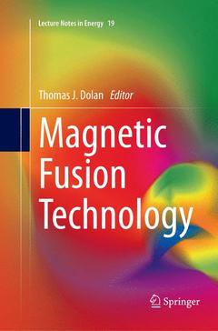 Couverture de l’ouvrage Magnetic Fusion Technology