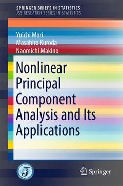 Couverture de l’ouvrage Nonlinear Principal Component Analysis and Its Applications