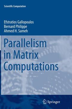 Couverture de l’ouvrage Parallelism in Matrix Computations