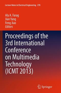 Couverture de l’ouvrage Proceedings of the 3rd International Conference on Multimedia Technology (ICMT 2013)
