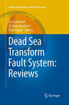 Couverture de l’ouvrage Dead Sea Transform Fault System: Reviews