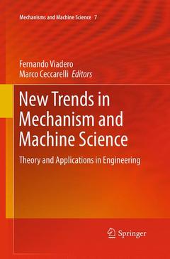 Cover of the book New Trends in Mechanism and Machine Science