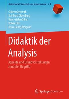 Couverture de l’ouvrage Didaktik der Analysis