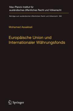 Couverture de l’ouvrage Europäische Union und Internationaler Währungsfonds