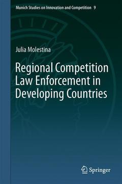 Cover of the book Regional Competition Law Enforcement in Developing Countries