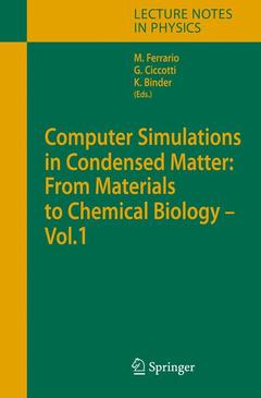 Couverture de l’ouvrage Computer Simulations in Condensed Matter: From Materials to Chemical Biology. Volume 1
