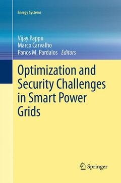 Couverture de l’ouvrage Optimization and Security Challenges in Smart Power Grids