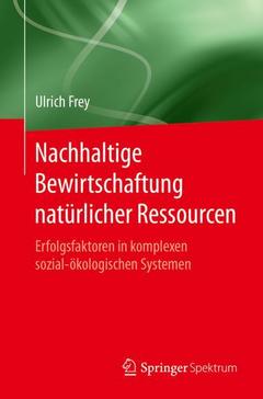 Cover of the book Nachhaltige Bewirtschaftung natürlicher Ressourcen