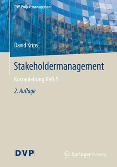 Couverture de l’ouvrage Stakeholdermanagement