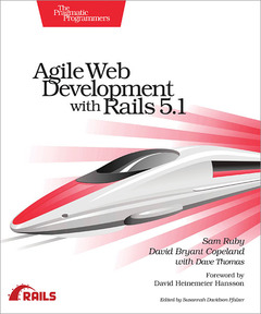 Couverture de l’ouvrage Agile Web Development with Rails 5.1 