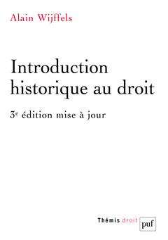 Couverture de l’ouvrage Introduction historique au droit