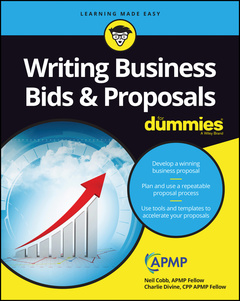 Couverture de l’ouvrage Writing Business Bids and Proposals For Dummies