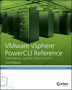 Couverture de l’ouvrage VMware vSphere PowerCLI Reference