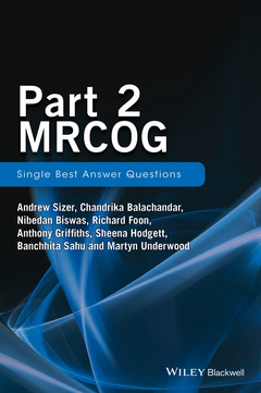 Couverture de l’ouvrage Part 2 MRCOG: Single Best Answer Questions