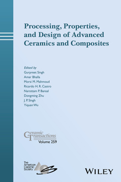 Couverture de l’ouvrage Processing, Properties, and Design of Advanced Ceramics and Composites