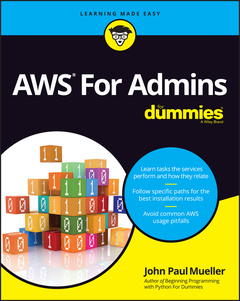 Couverture de l’ouvrage AWS For Admins For Dummies 