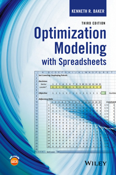 Couverture de l’ouvrage Optimization Modeling with Spreadsheets