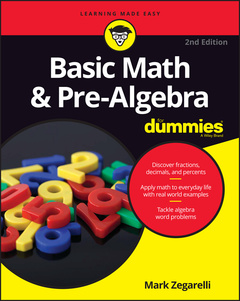 Couverture de l’ouvrage Basic Math & Pre-Algebra For Dummies