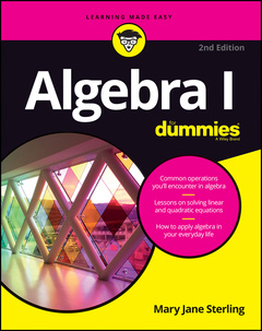 Couverture de l’ouvrage Algebra I For Dummies