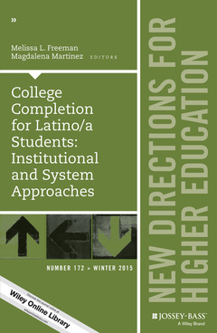 Couverture de l’ouvrage College Completion for Latino/a Students: Institutional and System Approaches
