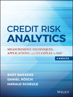 Couverture de l’ouvrage Credit Risk Analytics