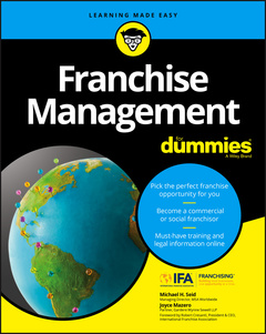 Couverture de l’ouvrage Franchise Management For Dummies