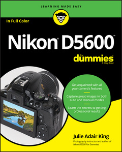 Couverture de l’ouvrage Nikon D5600 For Dummies