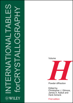 Cover of the book International Tables for Crystallography, Volume H