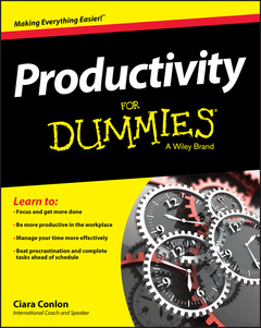 Couverture de l’ouvrage Productivity For Dummies