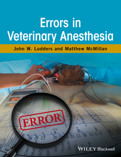 Couverture de l’ouvrage Errors in Veterinary Anesthesia