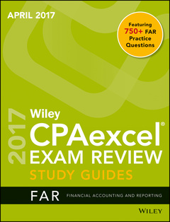 Cover of the book Wiley CPAexcel Exam Review April 2017 Study Guide