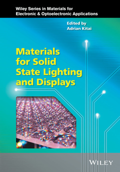 Couverture de l’ouvrage Materials for Solid State Lighting and Displays