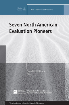 Couverture de l’ouvrage Seven North American Evaluation Pioneers 