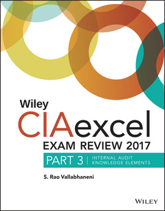Couverture de l’ouvrage Wiley CIAexcel Exam Review 2017 