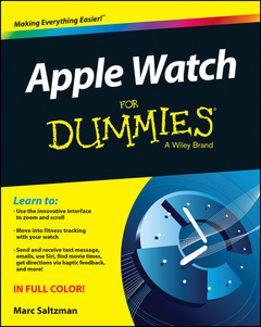 Couverture de l’ouvrage Apple Watch For Dummies 