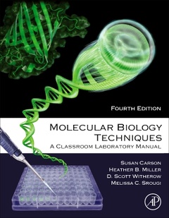 Couverture de l’ouvrage Molecular Biology Techniques