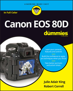 Couverture de l’ouvrage Canon EOS 80D For Dummies