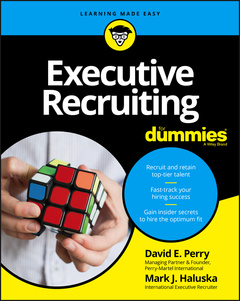 Couverture de l’ouvrage Executive Recruiting For Dummies