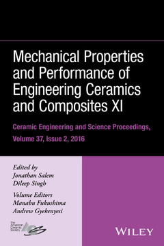 Couverture de l’ouvrage Mechanical Properties and Performance of Engineering Ceramics and Composites XI, Volume 37, Issue 2