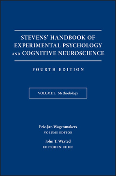 Couverture de l’ouvrage Stevens' Handbook of Experimental Psychology and Cognitive Neuroscience, Methodology
