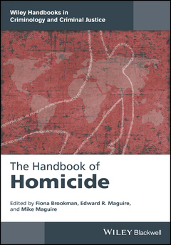 Couverture de l’ouvrage The Handbook of Homicide
